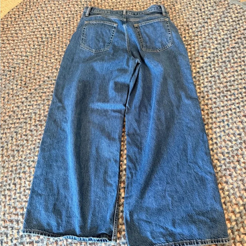 GAP Baggy Mid-Rise Distressed Jean sz 29 R - Picture 7 of 9
